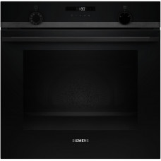 Духова шафа Siemens електрична, 76л, A, дисплей, конвекція, телескопічні направляючі, чорний Духова шафа Siemens електрична, 76л, A, дисплей, конвекція, телескопічні направляючі, чорний