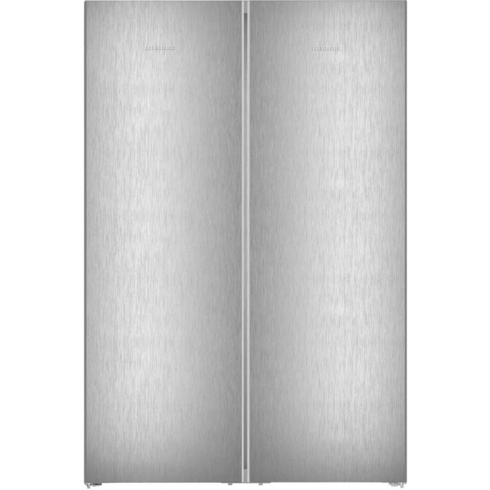 Холодильник Liebherr SBS, 185.5x119.4х67.5, холод.відд.-398л, мороз.відд.-271л, 2дв., A++, NF, диспл внутр., нерж