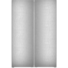 Холодильник Liebherr SBS, 185.5x119.4х67.5, холод.відд.-398л, мороз.відд.-271л, 2дв., A++, NF, диспл внутр., нерж