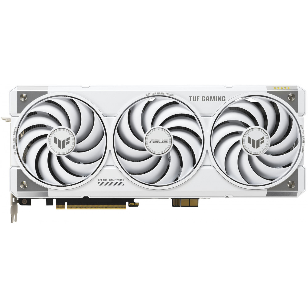 Відеокарта ASUS GeForce RTX 5070 TI 16GB GDDR7 OC TUF-RTX5070TI-O16G-BTF-WHITE білий приховане підключення роз'ємів