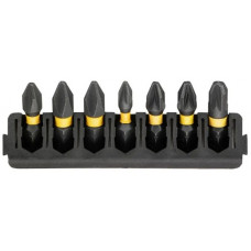 Біти DeWalt FlexTorq 25 мм Рh1 Рh2 Pz1 Pz2 Pz3 набір 7шт