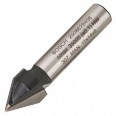 Фреза пазова V-подібна Bosch Professional V Std S8 D11 L14 60° Фреза пазова V-подібна Bosch Professional V Std S8 D11 L14 60°
