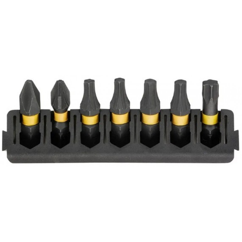 Біти DeWalt FlexTorq 25 мм Рh2 Pz2 Т20 Т25 Т30 набір 7шт