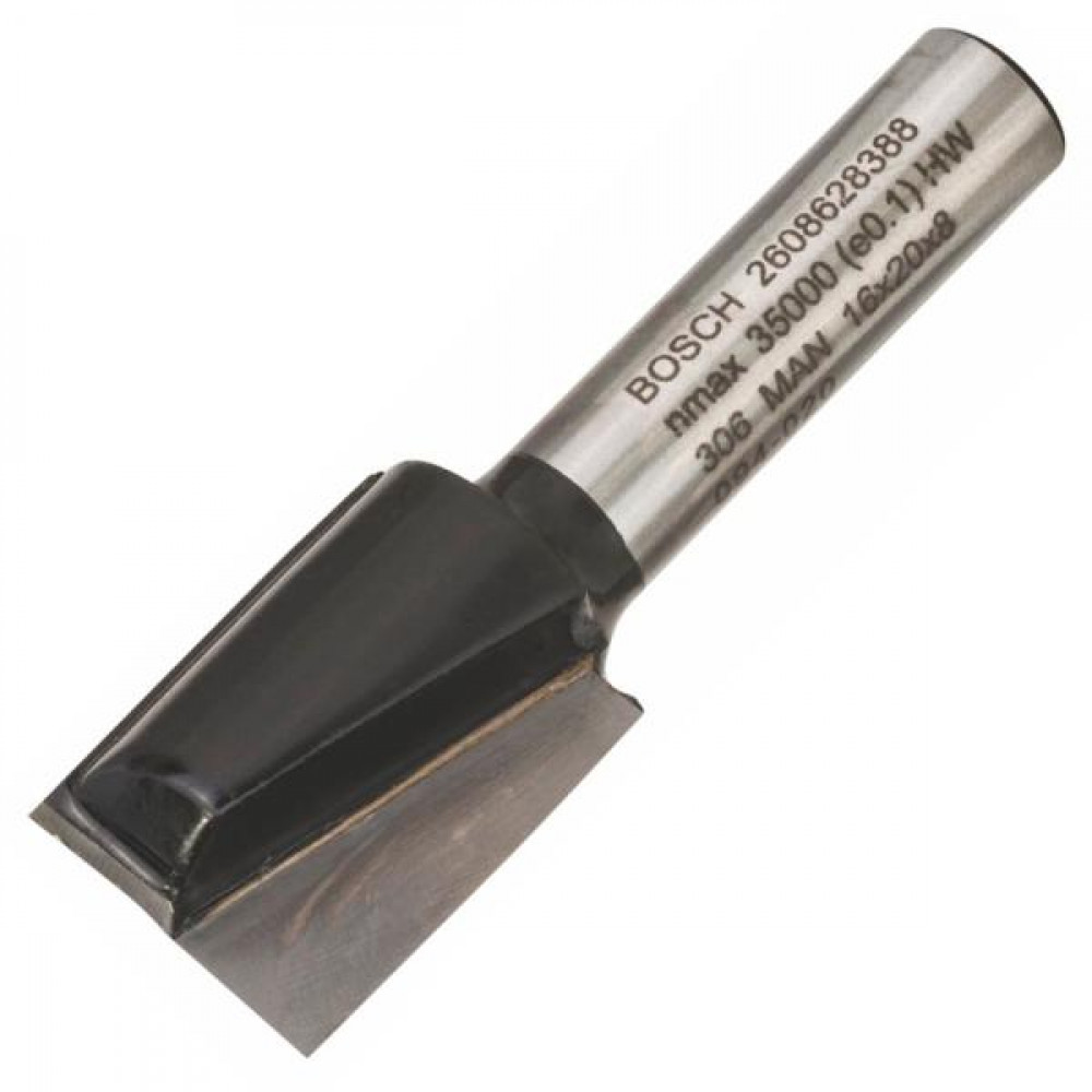 Фреза пазова Bosch Professional з двома лезами Std S8 D16 L20