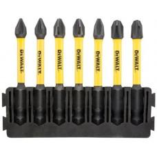 Біти DeWalt FlexTorq 57 мм Рh1 Рh2 Рh3 набір 7шт Біти DeWalt FlexTorq 57 мм Рh1 Рh2 Рh3 набір 7шт
