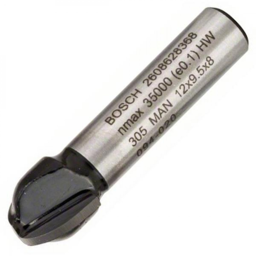 Фреза галтельна Bosch Professional Std S8 R6 D12 L9.2