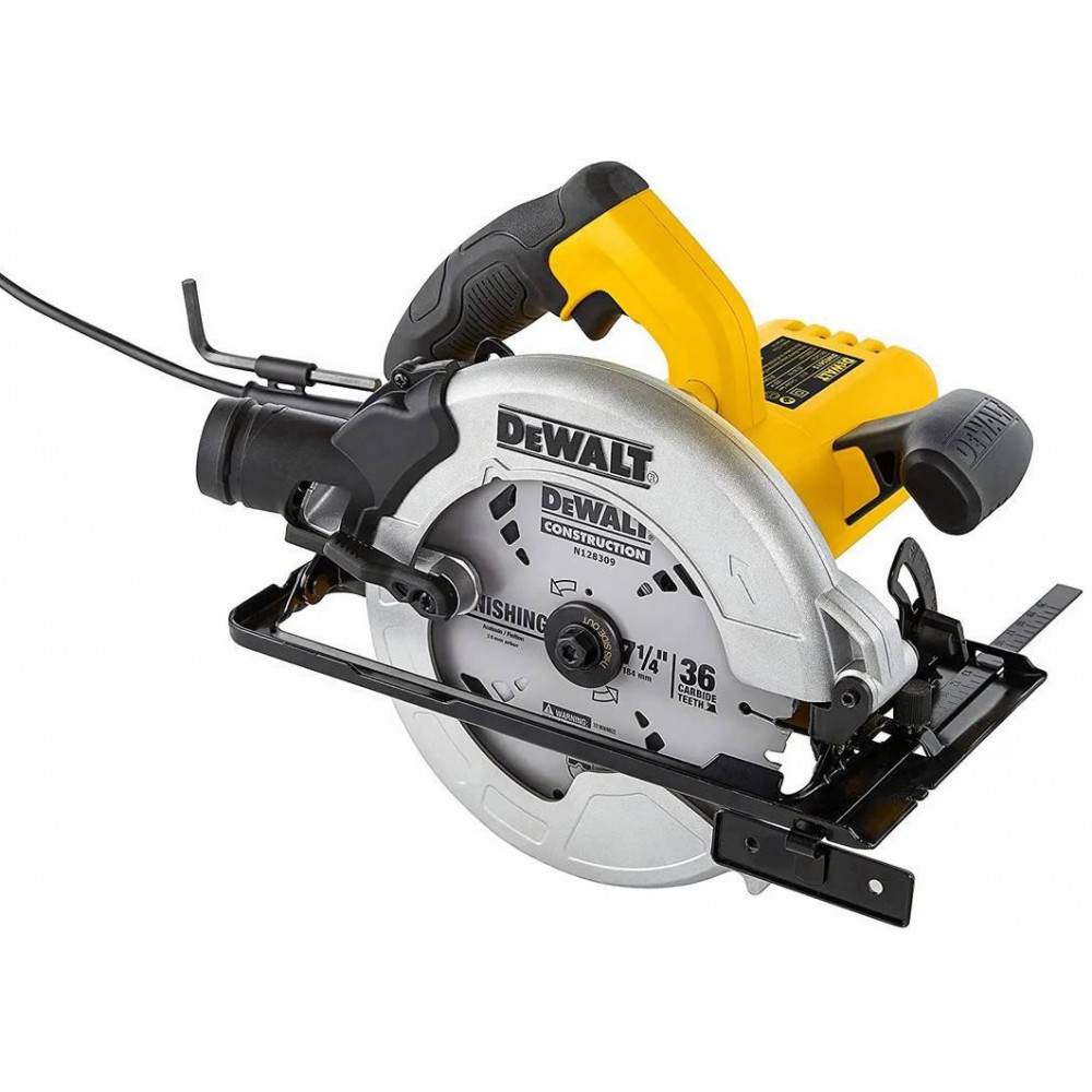 Пила дискова DeWalt 1500Вт 190мм 5500об/хв 4.0кг