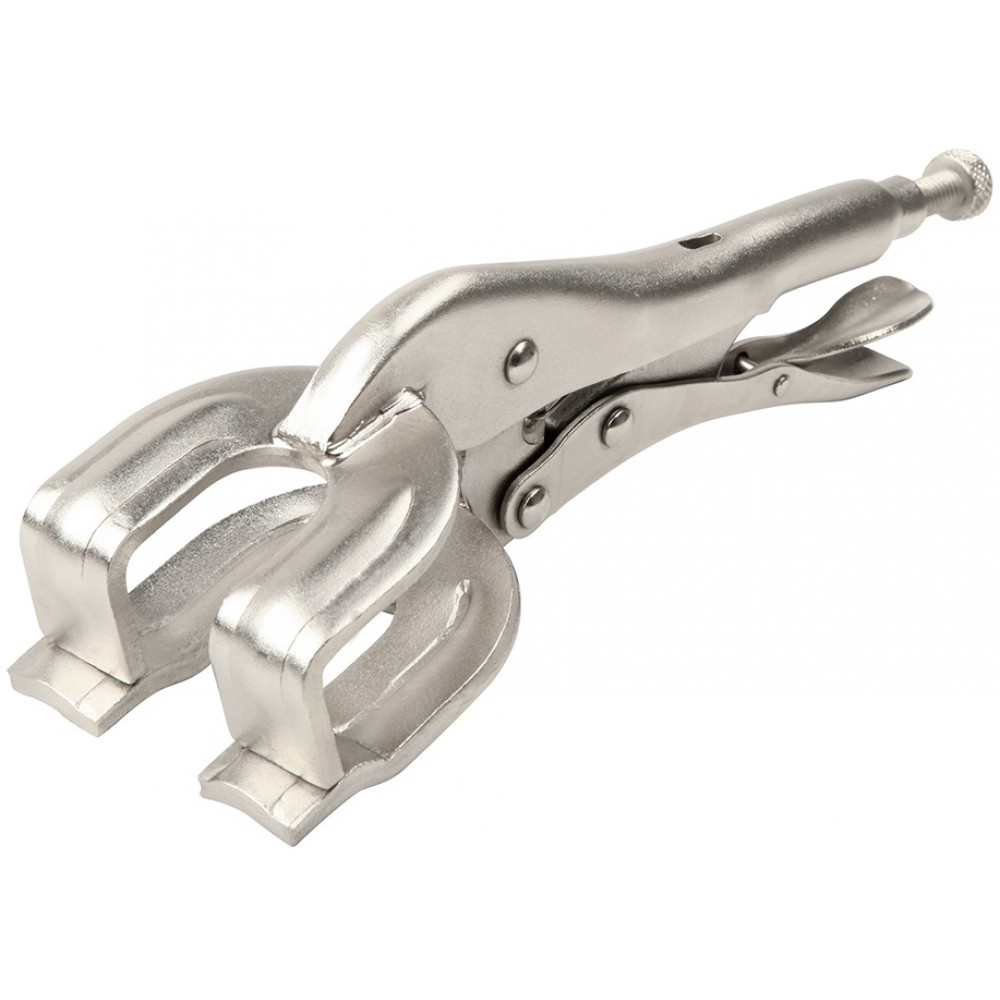 Кліщі затискні Tolsen, тип-С, 30x60мм, храповий механізм, 230мм