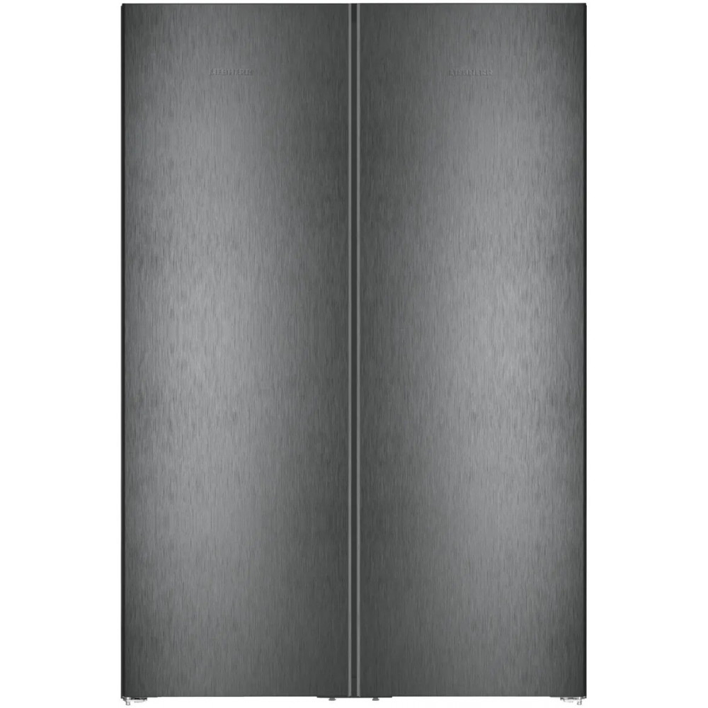Холодильник Liebherr SBS, 185.5x119.4х67.5, холод.відд.-398л, мороз.відд.-271л, 2дв., A++, NF, диспл внутр., чорний