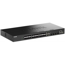 Комутатор D-Link DGS-1530-28SC 20xSFP, 4xSFP+/10GE, Керований, L3 Комутатор D-Link DGS-1530-28SC 20xSFP, 4xSFP+/10GE, Керований, L3