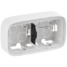 Коробка 2 пости для накладного монтажу Legrand Valena ALLURE, білий