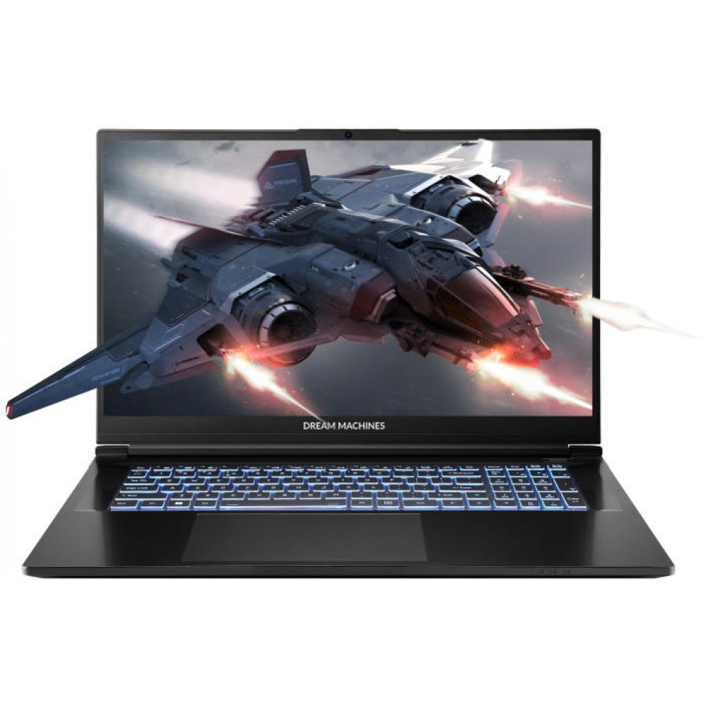Ноутбук Dream Machines RG5060-17 17.3FHD IPS, Intel U9-275HX, 16GB, F1TB, NVD5060-8, DOS, чорний
