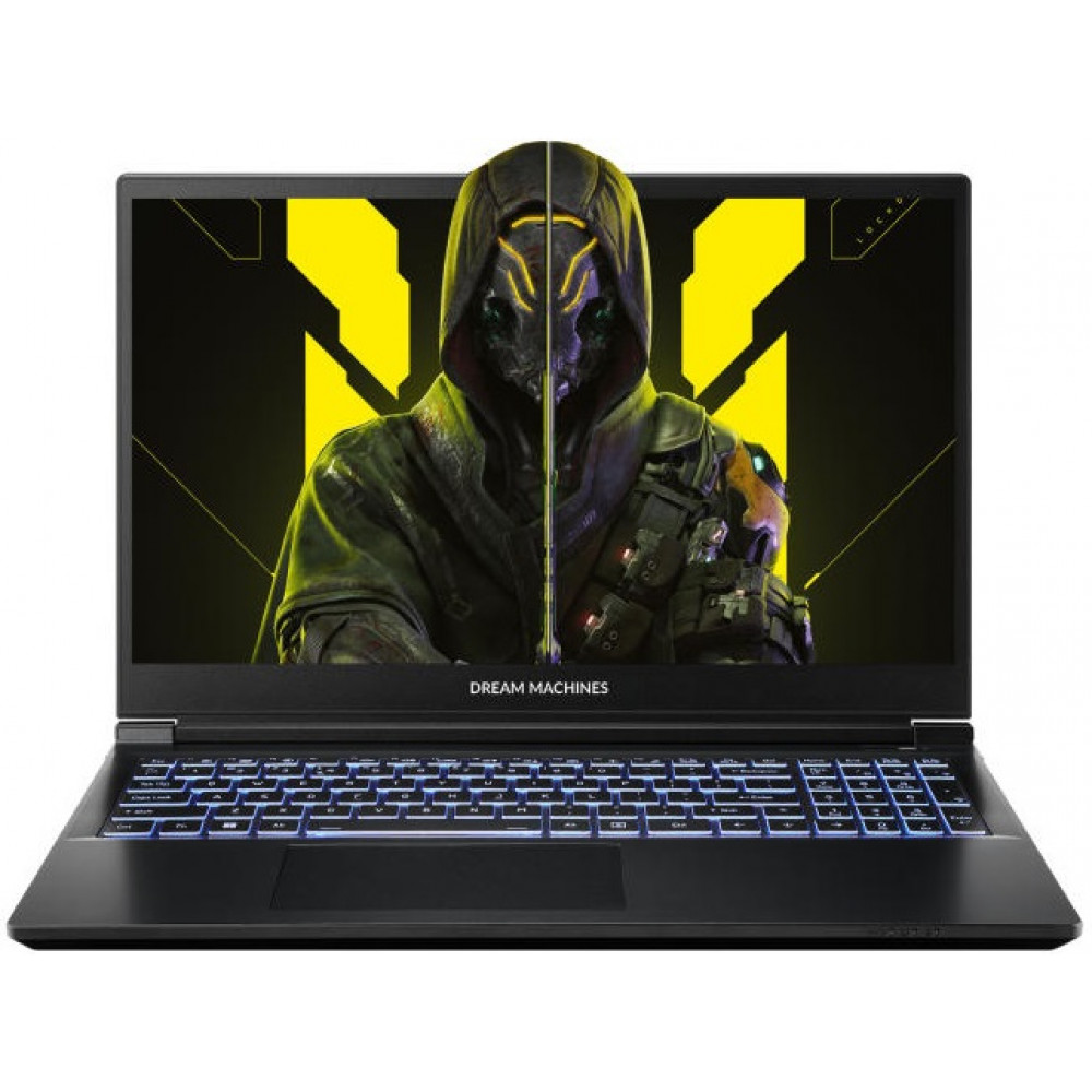 Ноутбук Dream Machines RG5070-15 15.6FHD IPS, Intel U9-275HX, 32GB, F2TB, NVD5070-8, DOS, чорний