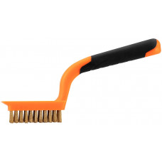 Щітка дротяна Neo Tools пряма, 5х11 рядів, прямий дріт 0.3мм, 180мм, двокомпонентне руків'я Щітка дротяна Neo Tools пряма, 5х11 рядів, прямий дріт 0.3мм, 180мм, двокомпонентне руків'я