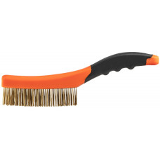 Щітка дротяна Neo Tools пряма, 4х16 рядів, прямий дріт 0.3мм, 260мм, двокомпонентне руків'я Щітка дротяна Neo Tools пряма, 4х16 рядів, прямий дріт 0.3мм, 260мм, двокомпонентне руків'я