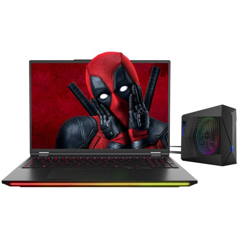 Ноутбук Dream Machines RT5090-16 16QHD+, AMD R9-9955HX3D, 32GB, F2TB, NVD5090-24, DOS, чорний