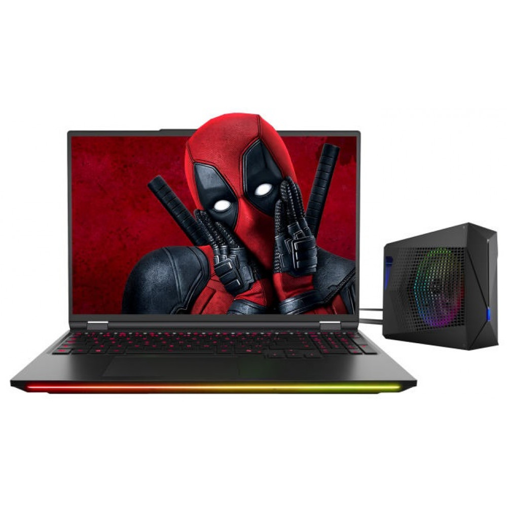 Ноутбук Dream Machines RT5090-16 16WQXGA, AMD R9-9955HX3D, 32GB, F2TB, NVD5090-24, DOS, чорний