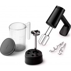 Міксер Philips ручний 5000 series 500Вт, насадки-4, блендер, турборежим, чорний