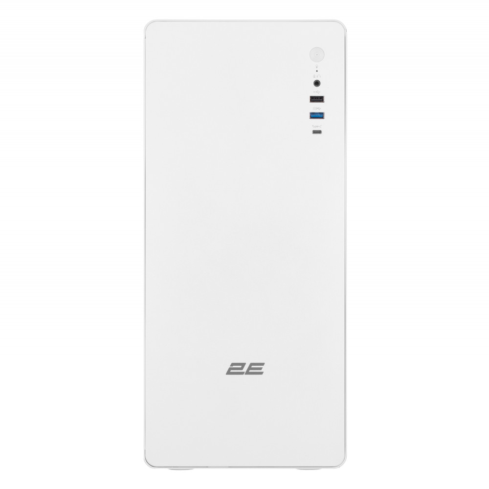 Корпус 2E Credo V500W без БЖ, 1xUSB3.0, 1х USB 2.0, 1xUSB Type-C, 1x120мм, VGA 310мм, ATX, білий
