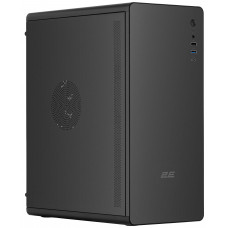 Корпус 2E Credo V500B-400 з БЖ 2E ATX400, 1xUSB3.0, 1х USB 2.0, 1xUSB Type-C, 1x120мм, VGA 310мм, ATX, чорний