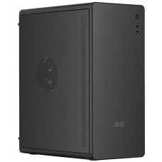 Корпус 2E Credo V500B без БЖ, 1xUSB3.0, 1х USB 2.0, 1xUSB Type-C, 1x120мм, VGA 310мм, ATX, чорний