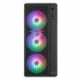 Корпус 2E GAMING Credo Plus V510B без БЖ, 1xUSB3.0, 1х USB 2.0, 1xUSB Type-C, 4x120мм RGB Rainbow, VGA 310мм, TG Side Panel, ATX, чорний