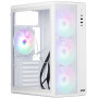 Корпус 2E GAMING Credo Plus V510W без БЖ, 1xUSB3.0, 1х USB 2.0, 1xUSB Type-C, 4x120мм RGB Rainbow, VGA 310мм, TG Side Panel, ATX, білий