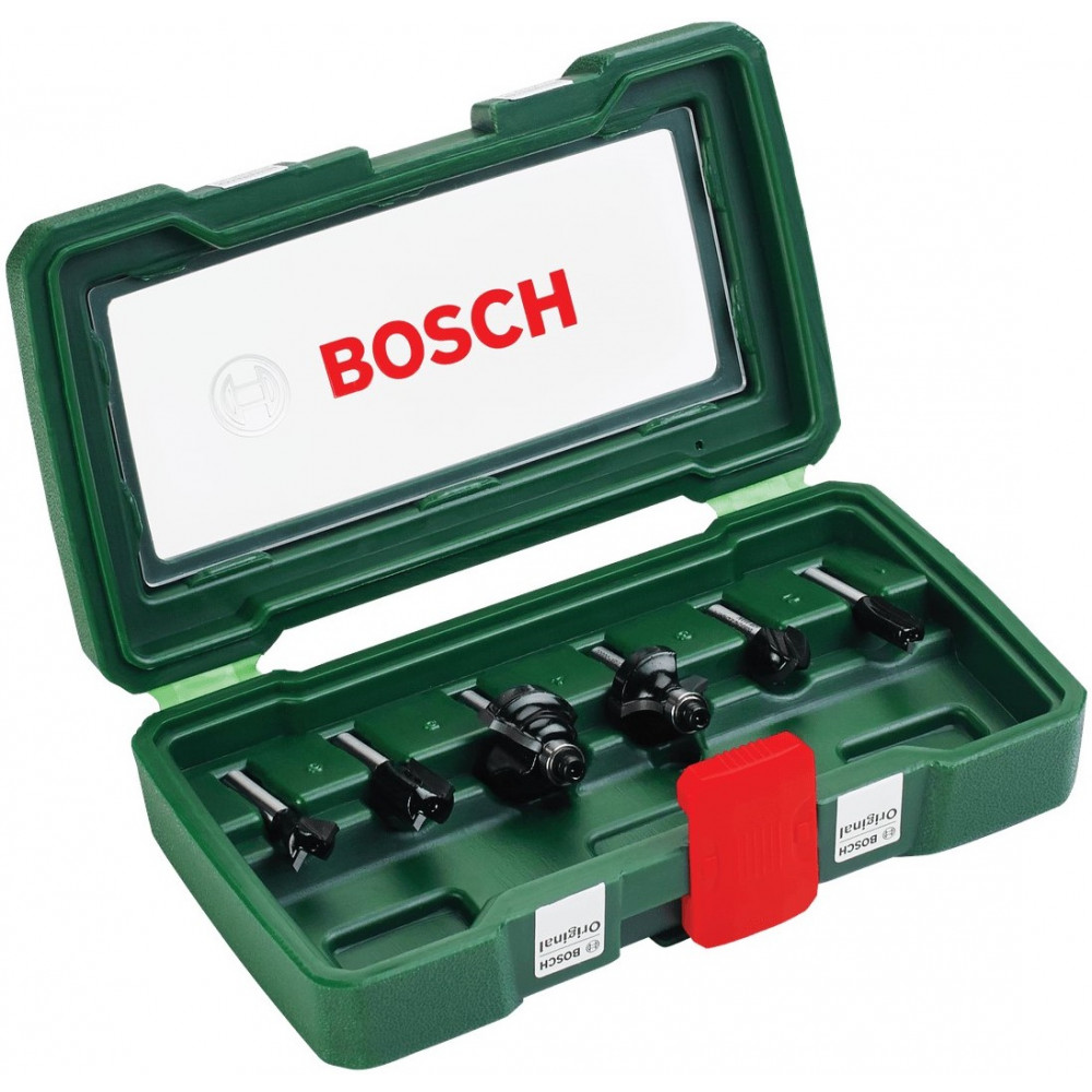 Набір фрез Bosch Professional Expert for Wood 6мм 6шт 0.29кг