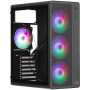 Корпус 2E GAMING Credo Plus V510B без БЖ, 1xUSB3.0, 1х USB 2.0, 1xUSB Type-C, 4x120мм RGB Rainbow, VGA 310мм, TG Side Panel, ATX, чорний
