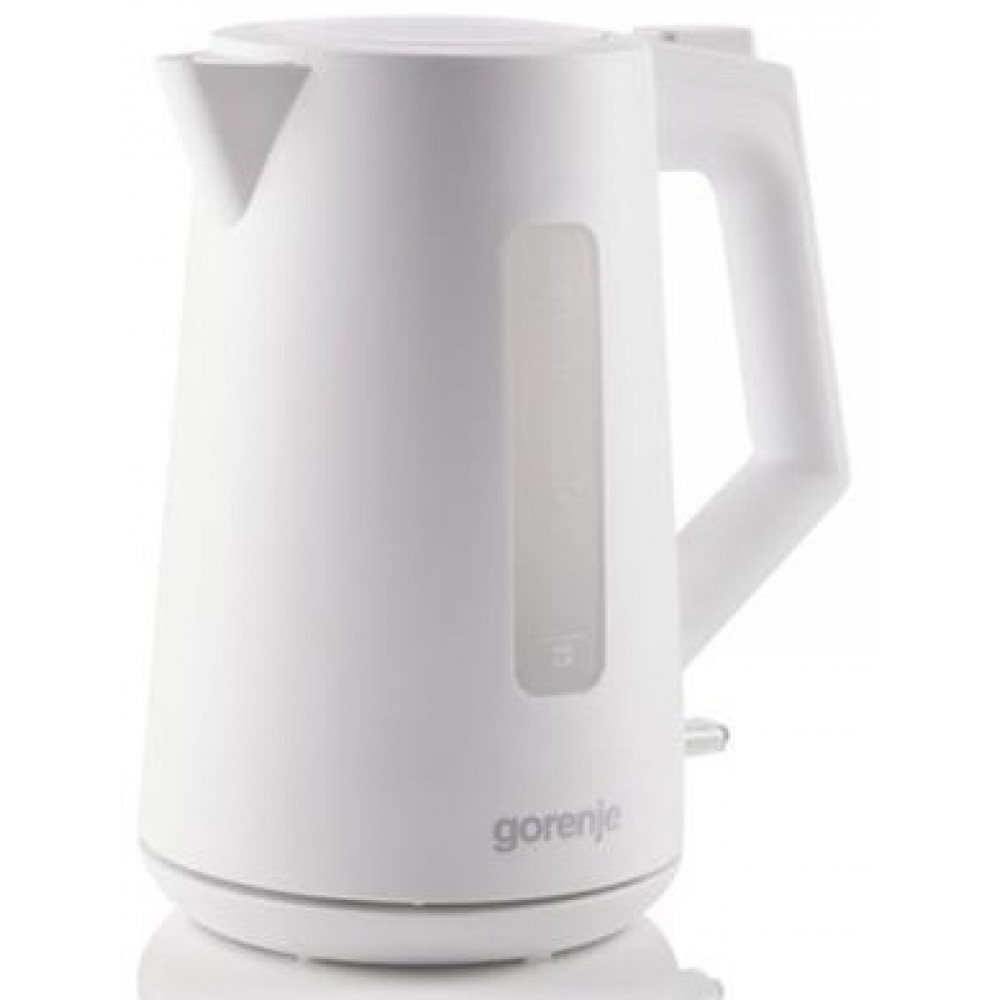 Електрочайник Gorenje 1.7л, Strix контроль, білий матовий