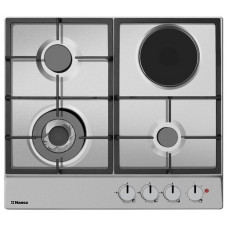 Варильна поверхня Hansa комбінована (3 газ + 1 електро), 59см, нерж