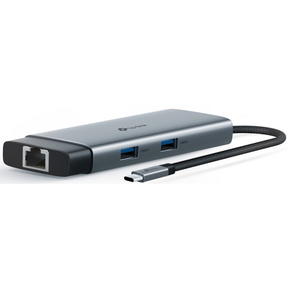 Хаб USB TP-LINK UH6120C USB-A > 2xUSB3.0/1xUSB-C/1xHDMI/1xRJ-45/1xPD 100Wh