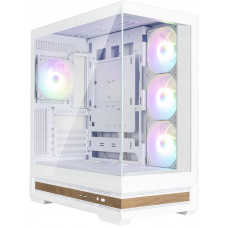 Корпус Zalman P40 NAMU без БЖ, 2xUSB3.0, 1x Type C, 3x120мм ARGB Reverse,  1x120мм ARGB, VGA 420мм, LCS ready, TG Side/Front Panel, ATX, білий