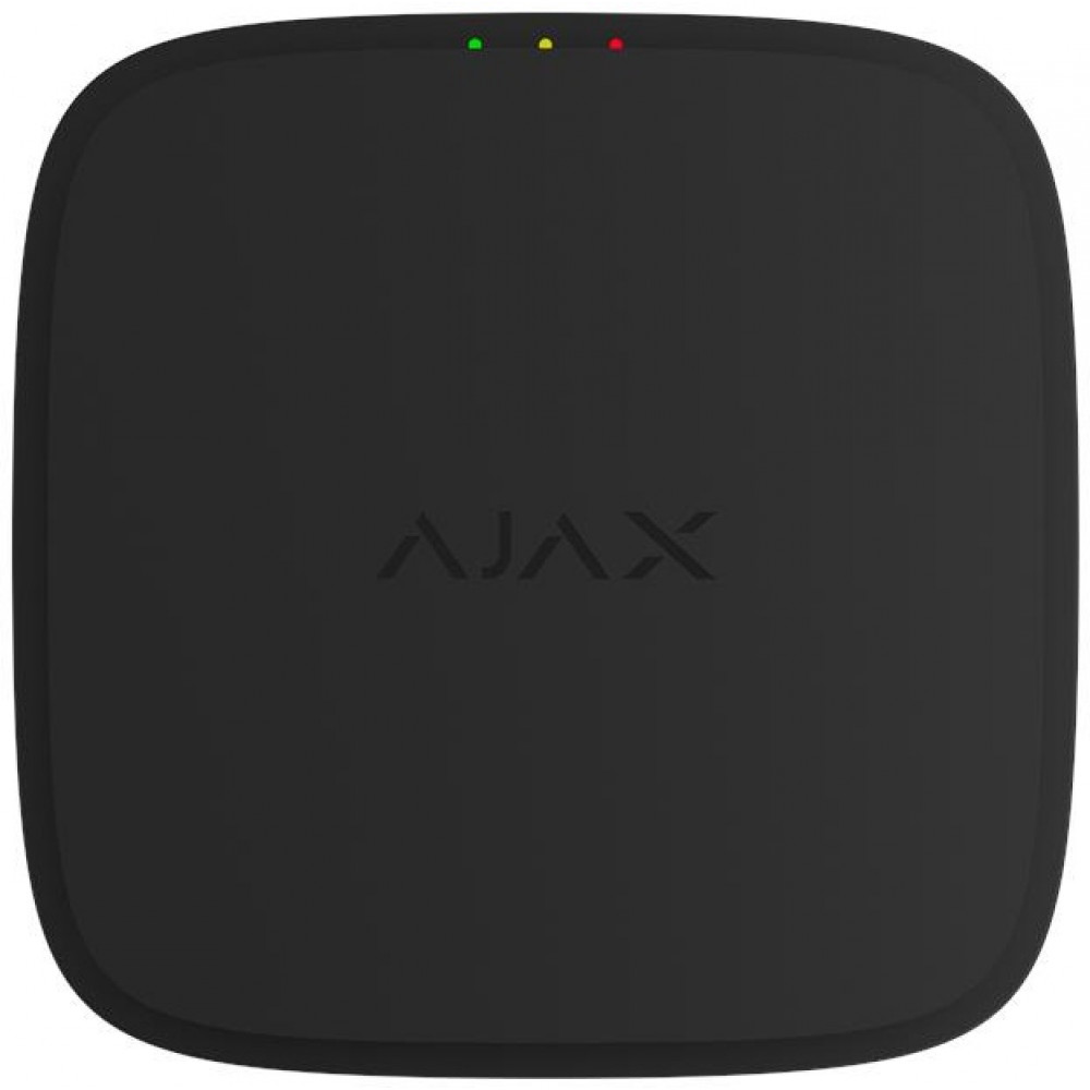 Датчик пожежний димовий Ajax EN54 FireProtect Smoke Sounder black, Jeweller, EN54, бездротовий, чорний