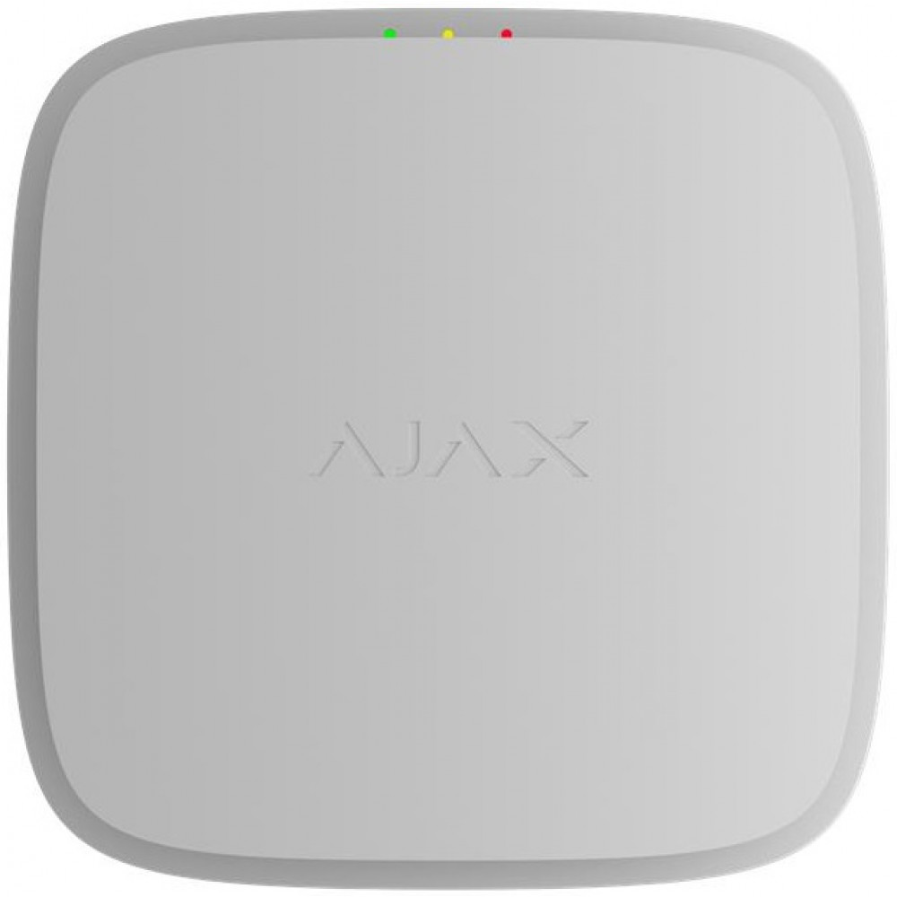 Датчик пожежний димовий   Ajax EN54 FireProtect Smoke Sounder white, Jeweller, EN54, бездротовий, білий