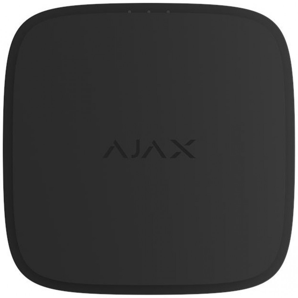 Датчик пожежний тепловий Ajax EN54 FireProtect Heat Sounder black, Jeweller, EN54, бездротовий, чорний