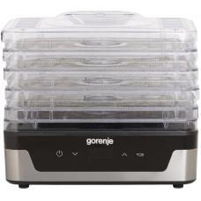 Сушарка для продуктів Gorenje 230Вт, піддонів - 5x2.8см, діаметр - 29см, макс - 75°С, електр.упр,білий Сушарка для продуктів Gorenje 230Вт, піддонів - 5x2.8см, діаметр - 29см, макс - 75°С, електр.упр,білий