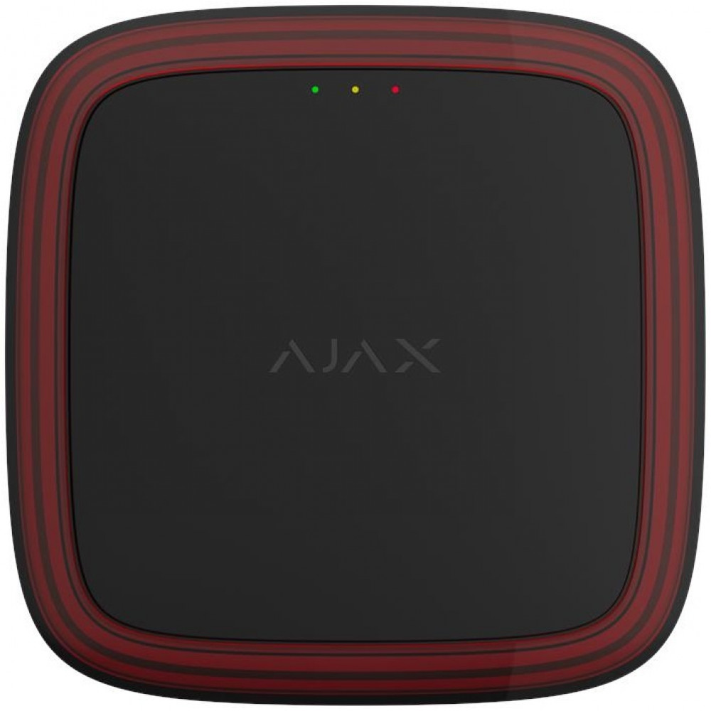 Датчик пожежний світловий Ajax EN54 FireProtect VAD black, Jeweller, EN54, бездротовий, чорний