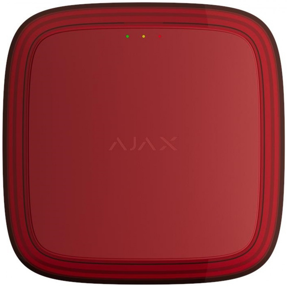 Датчик пожежний світловий Ajax EN54 FireProtect VAD red, Jeweller, EN54, бездротовий, червоний