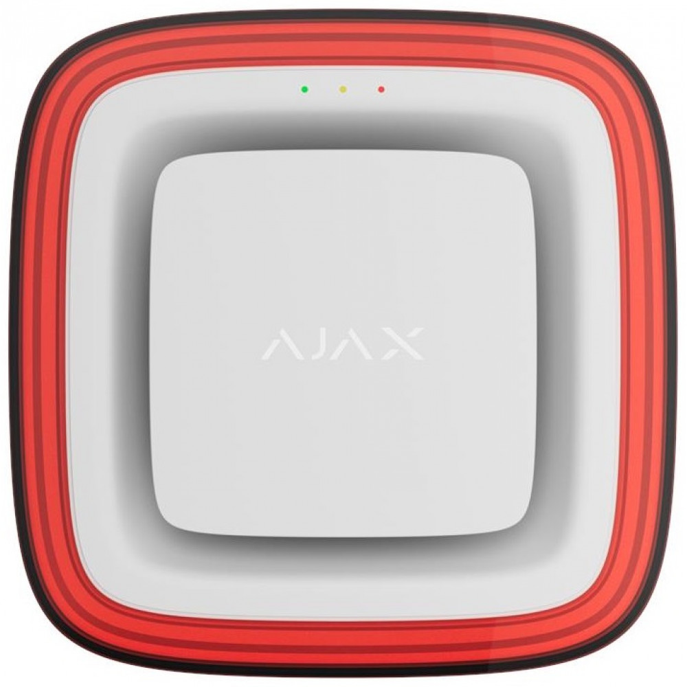 Датчик пожежний світлозвуковий Ajax EN54 FireProtect VAD Sounder white, Jeweller, EN54, бездротовий, білий