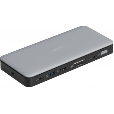 Док-станція DIGITUS USB-C > 2xHDMI/DP/2xUSB-A/USB-C/SD/MicroSD/RJ54/DC/Audio Док-станція DIGITUS USB-C > 2xHDMI/DP/2xUSB-A/USB-C/SD/MicroSD/RJ54/DC/Audio