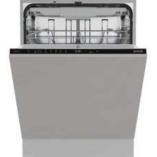 Посудомийна машина Gorenje вбудовувана, 16компл., A++, 60см, AquaStop, автоматичне відчинення, сенсорн.упр, 3и кошики, білий