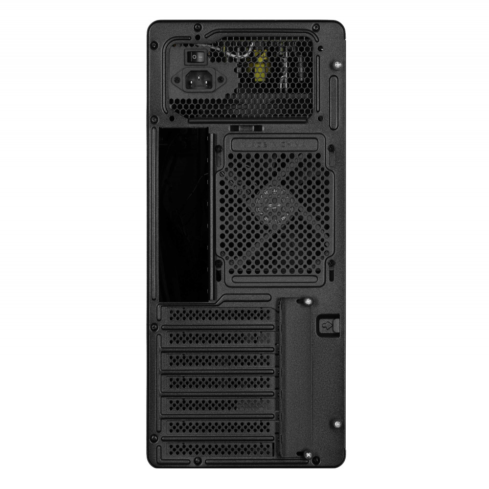 Корпус 2E Credo V500B-400 з БЖ 2E ATX400, 1xUSB3.0, 1х USB 2.0, 1xUSB Type-C, 1x120мм, VGA 310мм, ATX, чорний