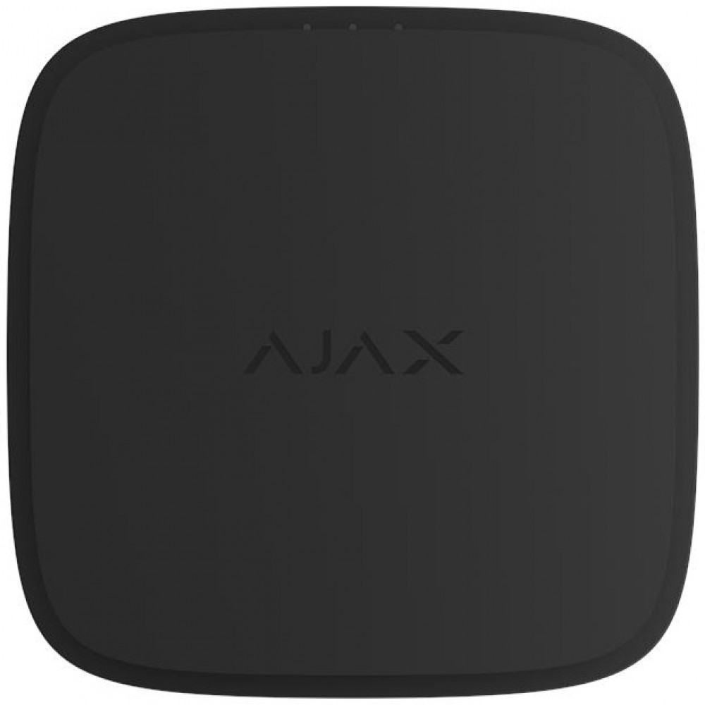 Датчик пожежний тепловий Ajax EN54 FireProtect Heat black, Jeweller, EN54, бездротовий, чорний