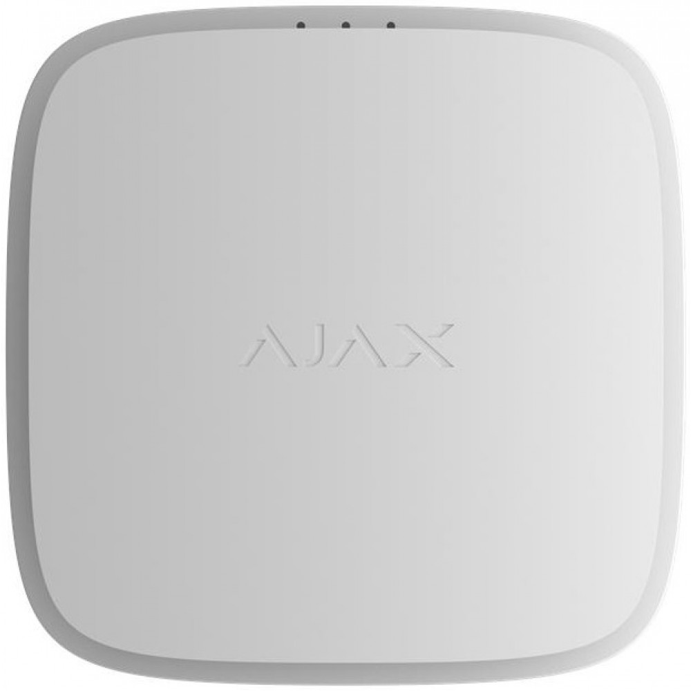 Датчик пожежний тепловий Ajax EN54 FireProtect Heat white, Jeweller, EN54, бездротовий, білий