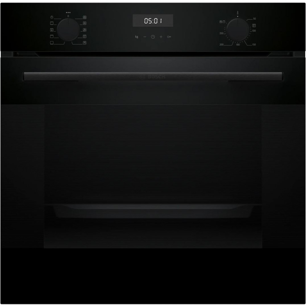 Духова шафа Bosch електрична, 76л, A, дисплей, конвекція, чорний