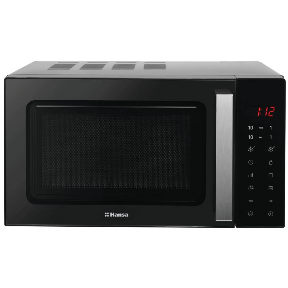 Мікрохвильова піч Hansa, 20л, електрон. керування, без поворотного столу, 700Вт, гриль, чорний