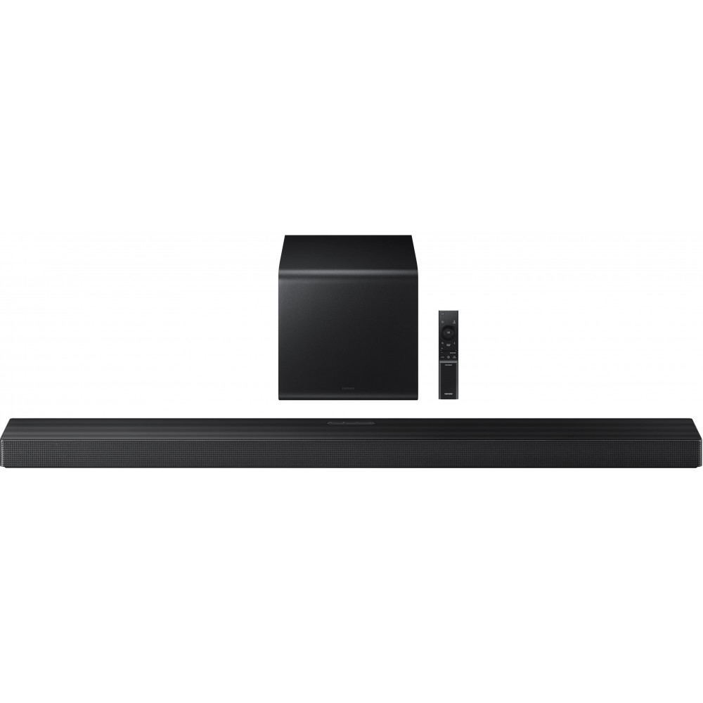 Саундбар Samsung HW-QS700F 345Вт, 3.1.2, BT, HDMI-eARC, Wi-Fi, саб, Dolby Atmos, чорний