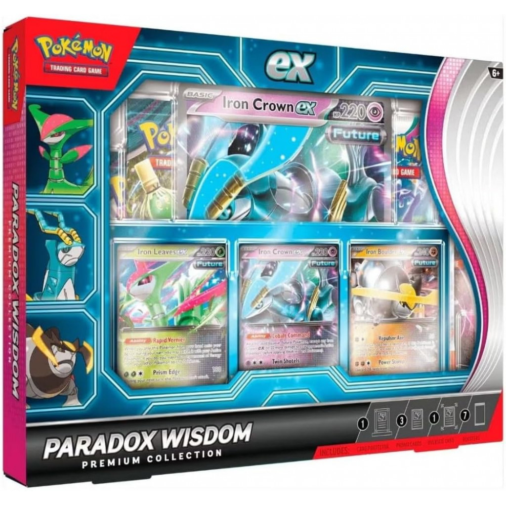 Колекційна карткова гра Pokemon: Paradox Wisdom - Premium Collection