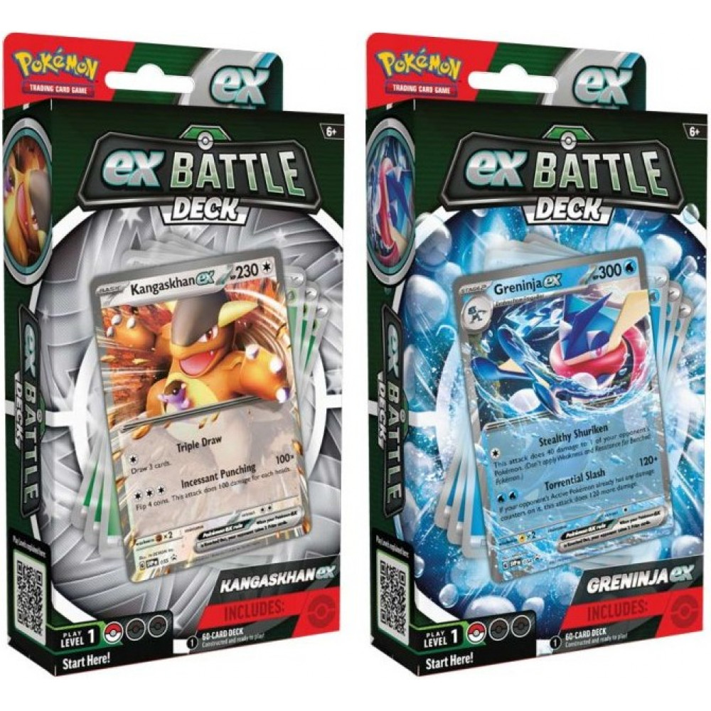 Колекційна карткова гра Pokemon: Greninja ex/Kangaskhan ex - Battle Deck (1 випадково)